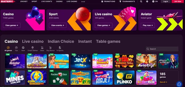 Battery Bet casino