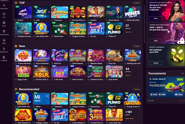 Battery casino Battery casino