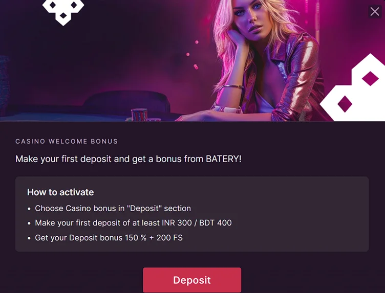Baterybet login