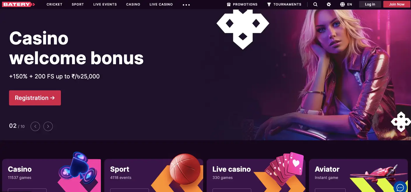 Unlock an exciting welcome bonus at Baterybet! Get a 150% bonus and 200 free spins on your first deposit